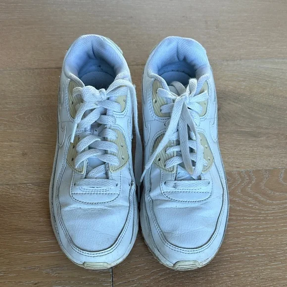 Nike White and Cream Air Sneakers - Picture 3 of 3